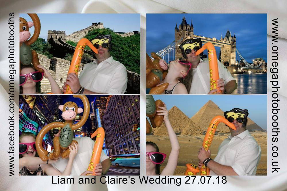 Liam & Claire's Wedding | View more photos from the event at gallery.omegaphotobooths.co.uk/u/Omega-Photobooths/Liam-Claires-Wedding